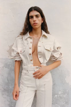 ULLA JOHNSON The Odette Jacket - Cowrie Wash -Fashion Haven Shop 5B 1987 0489 C