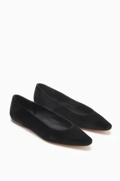 ULLA JOHNSON Arlo Ballet Flat - Noir 7 ULLA JOHNSON Arlo Ballet Flat - Noir -Fashion Haven Shop FA231029 ARLOBALLETFLAT NOIR d r web