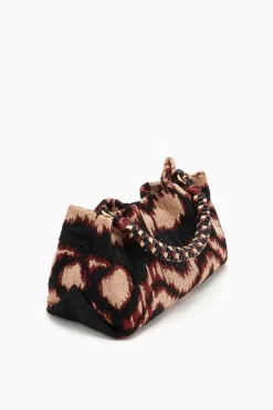 ULLA JOHNSON Remy Soft Convertible Clutch - Obsidian 7 ULLA JOHNSON Remy Soft Convertible Clutch - Obsidian -Fashion Haven Shop FA231111 REMYSOFTCONVERTIBLECLUTCH GEOJACQUARD b r web