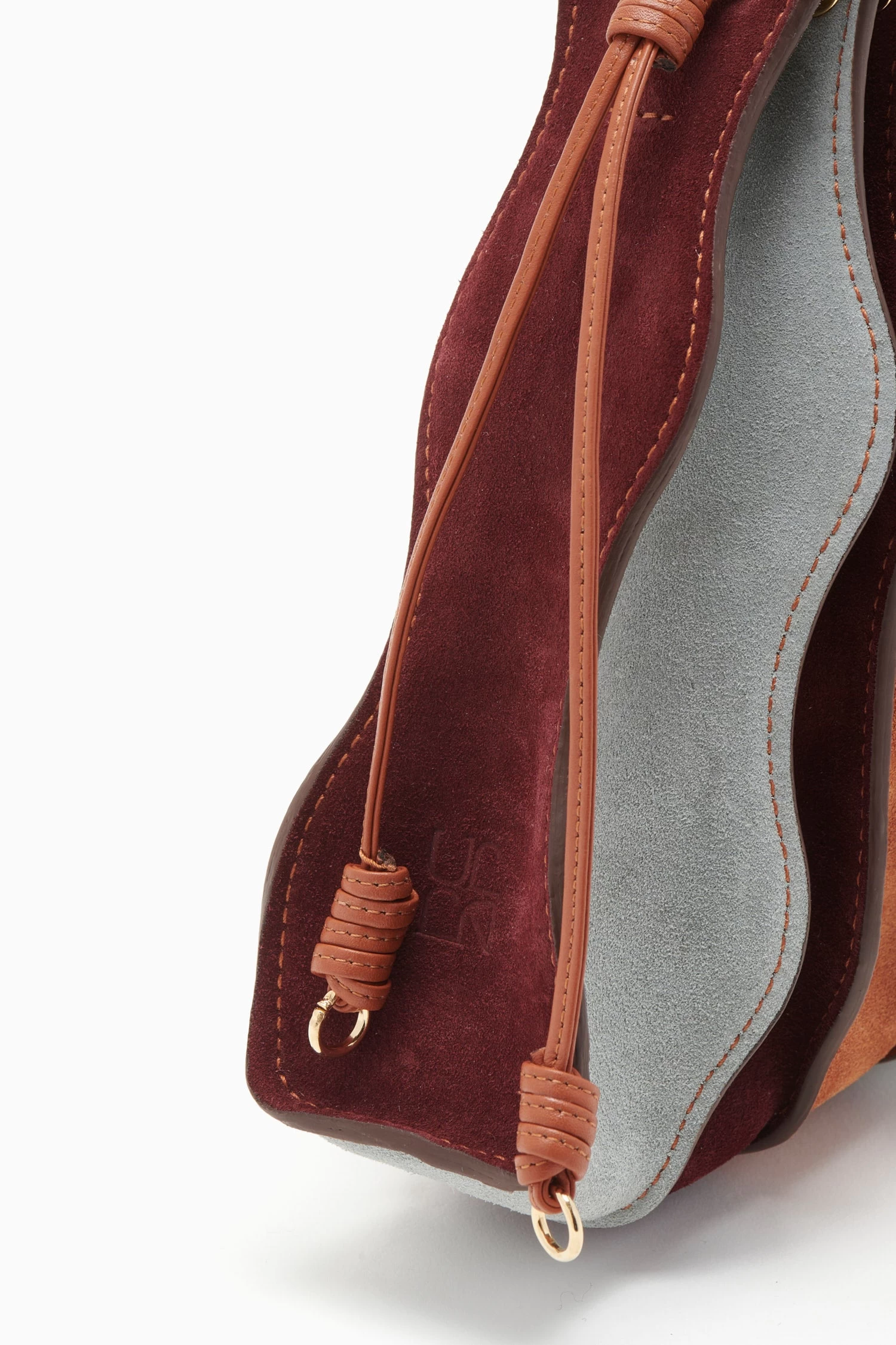 ULLA JOHNSON Adria Small Pleated Wave Bag - Agave Colorblock 4 ULLA JOHNSON Adria Small Pleated Wave Bag - Agave Colorblock - Image 4