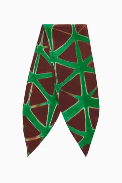 ULLA JOHNSON Ema Scarf - Teak -Fashion Haven Shop FA231323 EMASCARF TEAK a r web