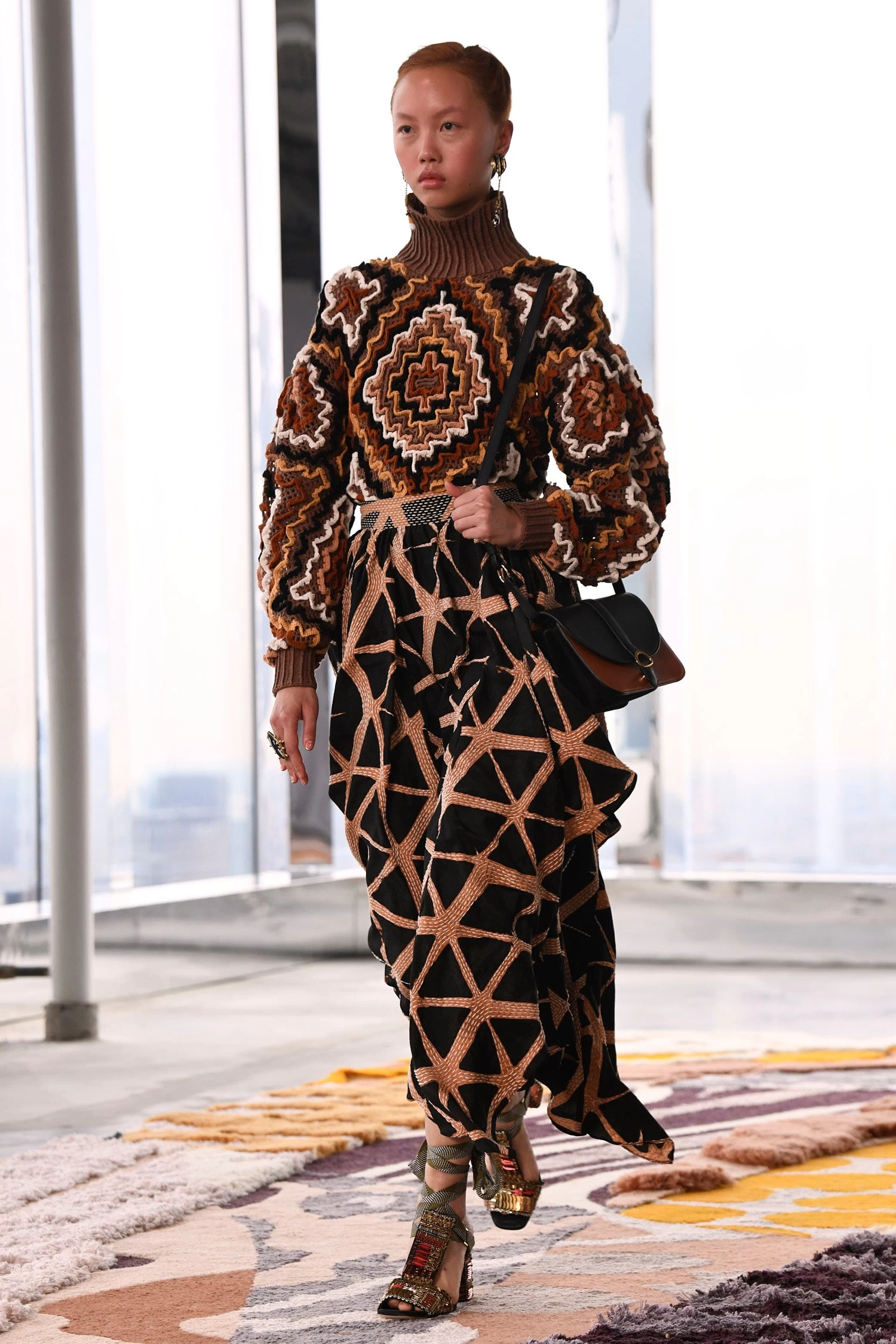 ULLA JOHNSON Savita Skirt - Onyx 2 ULLA JOHNSON Savita Skirt - Onyx - Image 2