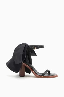 ULLA JOHNSON Lina Bow High Heel - Noir