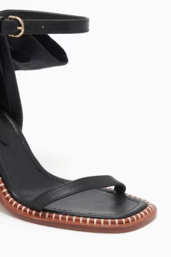 ULLA JOHNSON Lina Bow High Heel - Noir -Fashion Haven Shop PF231013 LinaBowHighHeel NOIR c r web