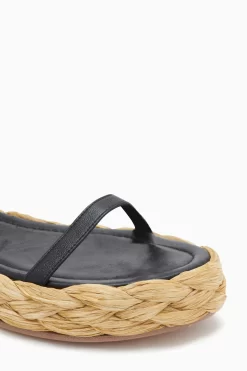 ULLA JOHNSON Clara Bow Flatform - Noir -Fashion Haven Shop PF231015 ClaraBowFlatform NOIR c r web