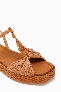 ULLA JOHNSON Shayna Macrame Braided Flatform - Sierra -Fashion Haven Shop PF231021 BraidedFlatform Sierra c r web