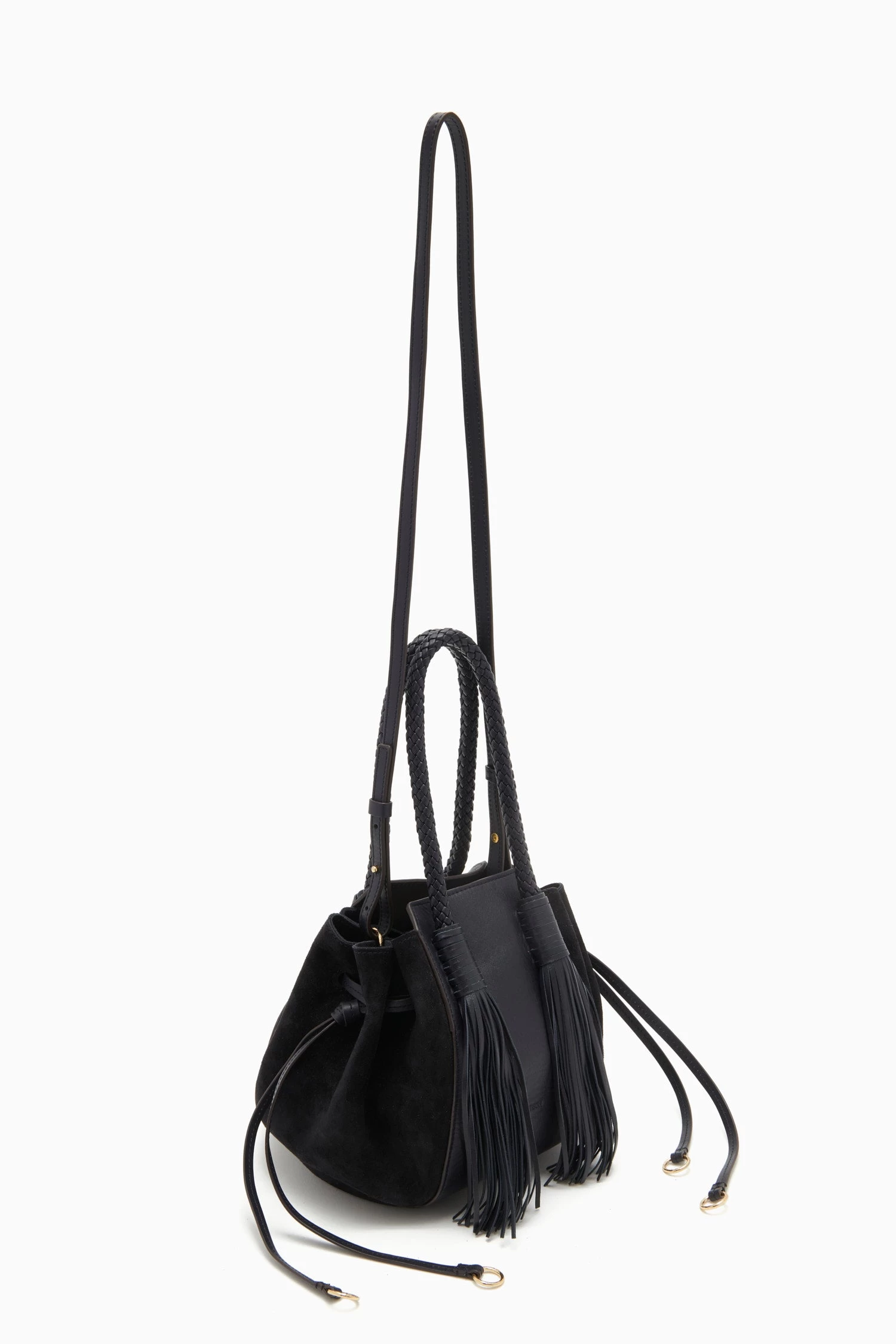 ULLA JOHNSON Gio Leather Bag - Midnight 3 ULLA JOHNSON Gio Leather Bag - Midnight - Image 3