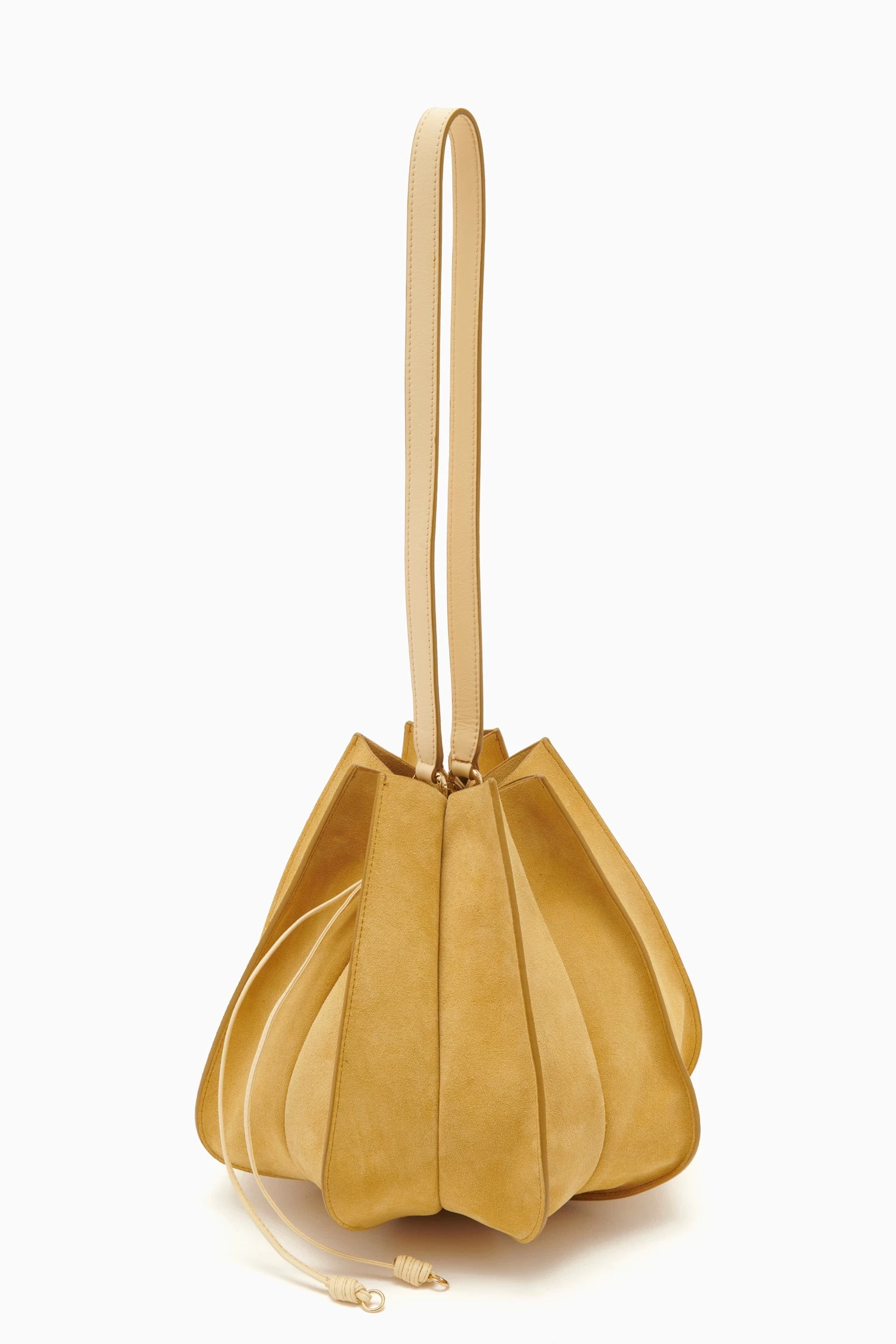 ULLA JOHNSON Lotus Flower Large Bag - Transparent Yellow 3 ULLA JOHNSON Lotus Flower Large Bag - Transparent Yellow - Image 3