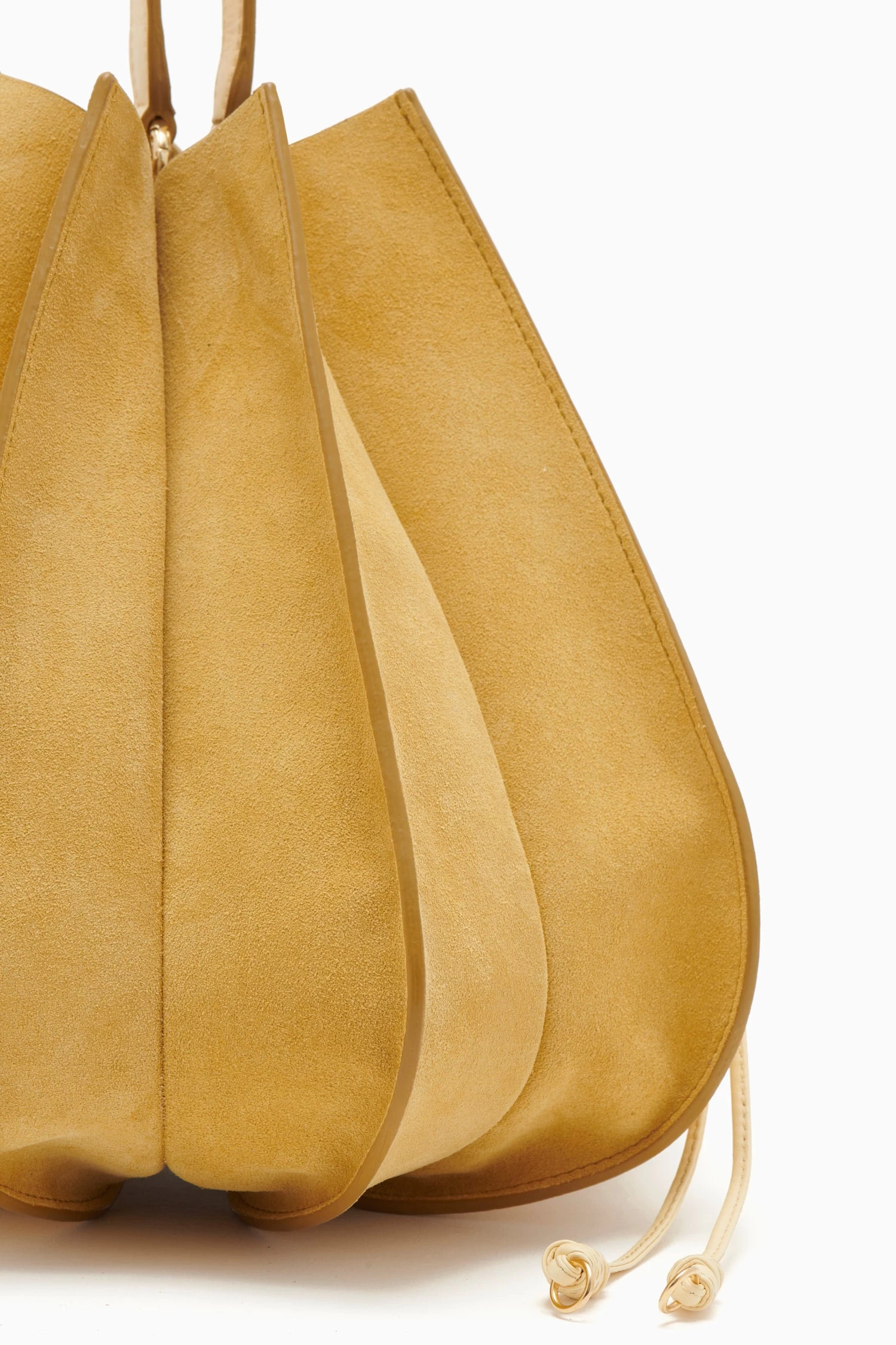 ULLA JOHNSON Lotus Flower Large Bag - Transparent Yellow 4 ULLA JOHNSON Lotus Flower Large Bag - Transparent Yellow - Image 4