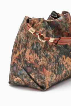 ULLA JOHNSON Remy Mini Handbag - Woodland -Fashion Haven Shop PF231114 RemyMiniHandbag Jacquard d r web