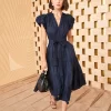 ULLA JOHNSON Ottilie Dress - Midnight