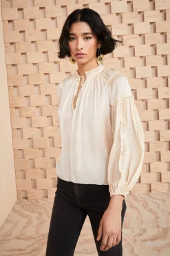 ULLA JOHNSON Maeve Blouse - Dawn