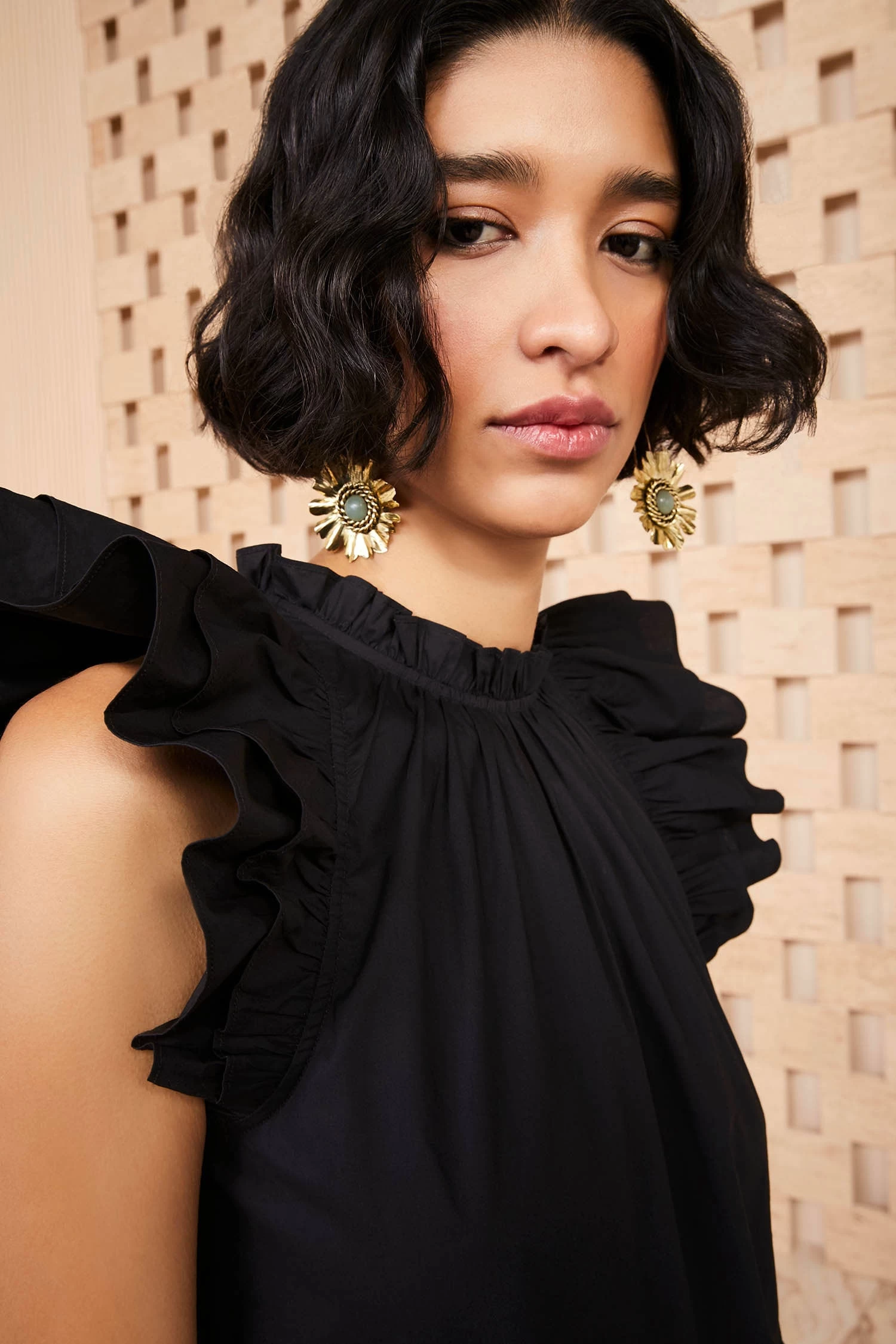 ULLA JOHNSON Eden Dress - Noir 2 ULLA JOHNSON Eden Dress - Noir - Image 2