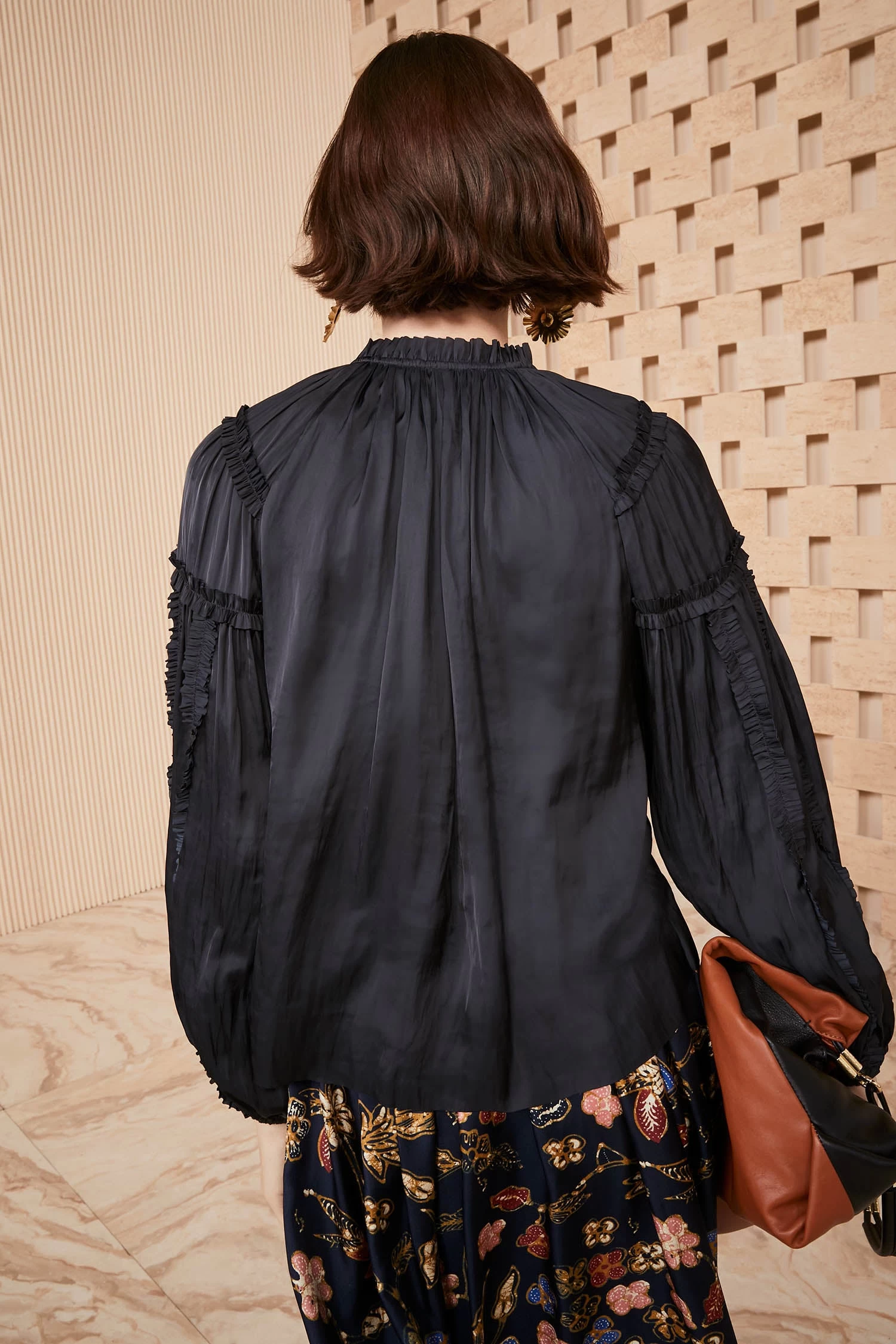 ULLA JOHNSON Maeve Blouse - Noir 5 ULLA JOHNSON Maeve Blouse - Noir - Image 5