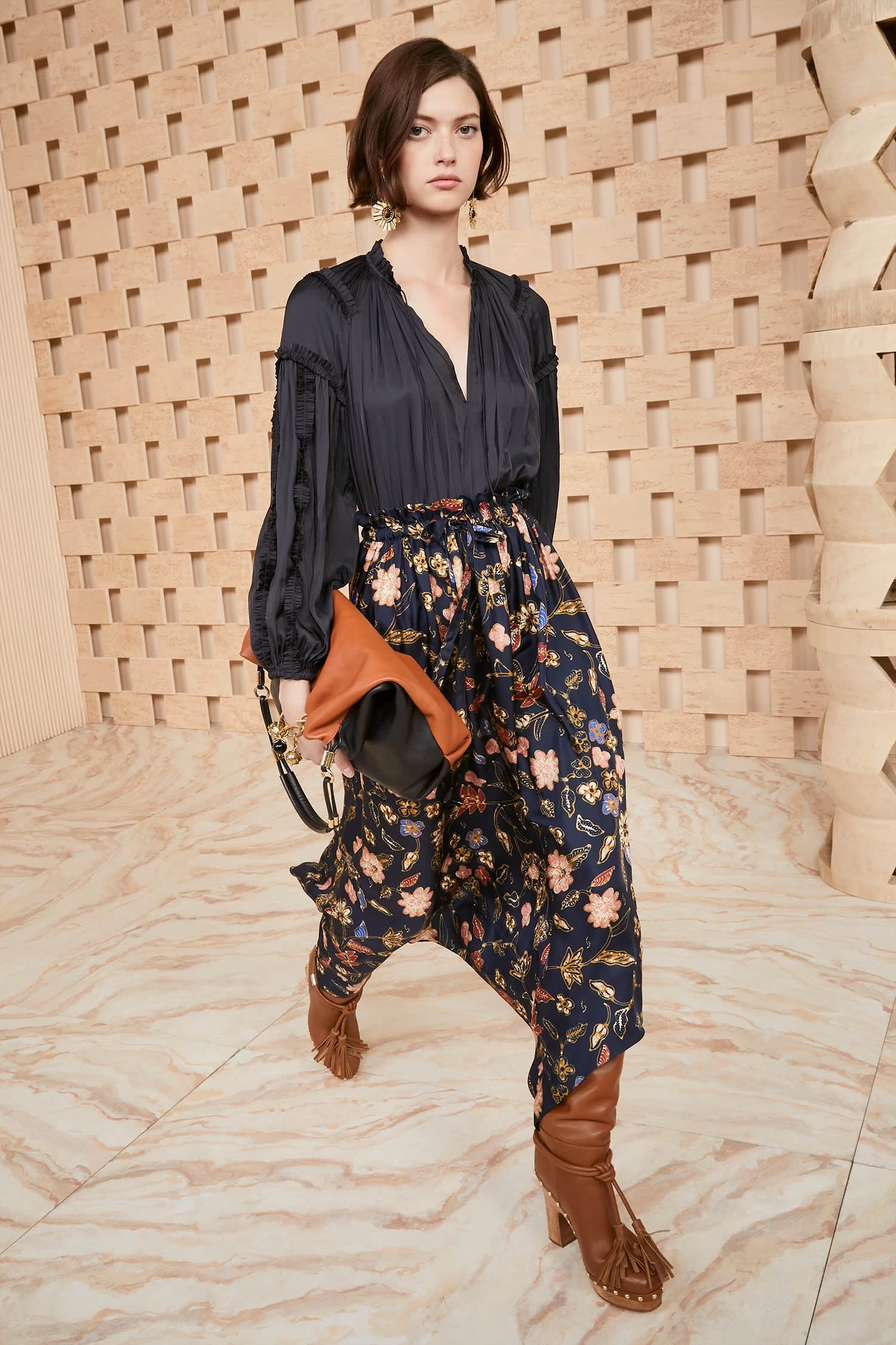 ULLA JOHNSON Maeve Blouse - Noir 3 ULLA JOHNSON Maeve Blouse - Noir - Image 3