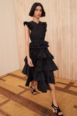 ULLA JOHNSON Aurore Dress - Noir