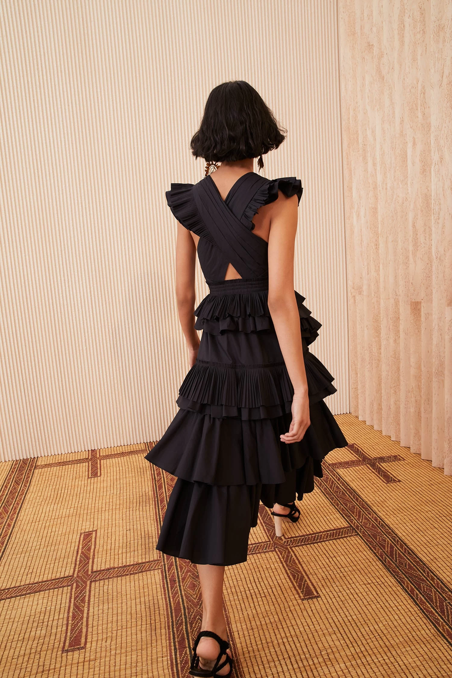 ULLA JOHNSON Aurore Dress - Noir 4 ULLA JOHNSON Aurore Dress - Noir - Image 4