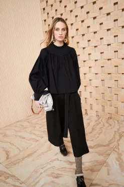 ULLA JOHNSON Marika Blouse - Noir -Fashion Haven Shop SHOT 207 ULLA JOHNSON MARIKA BLOUSE NOIR UJ990208 0011