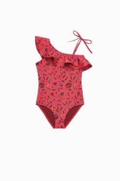 ULLA JOHNSON Girls Maisie One Piece - Poppy Floral