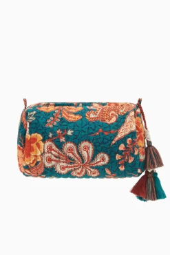 ULLA JOHNSON Priya Makeup Bag - Delphinium