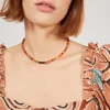 ULLA JOHNSON Fire Opal And Coco Shell Shark Fin Puka