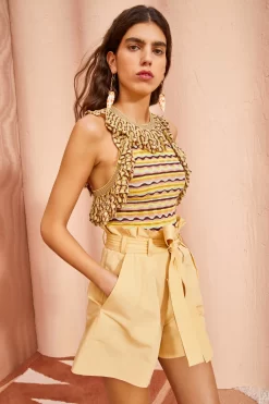 ULLA JOHNSON Abri Shorts - Dune 8 ULLA JOHNSON Abri Shorts - Dune -Fashion Haven Shop ULLA JOHNSON Abri Shorts DUNE 0068