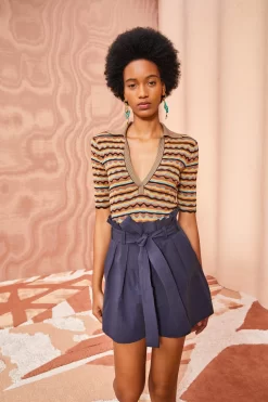 ULLA JOHNSON Abri Shorts - Midnight