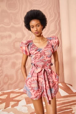 ULLA JOHNSON Abri Shorts - Passionflower -Fashion Haven Shop ULLA JOHNSON Abri Shorts PASSIONFLOWER 04