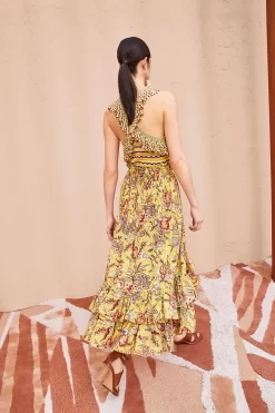 ULLA JOHNSON Acacia Skirt - Calla Lily -Fashion Haven Shop ULLA JOHNSON Acacia Skirt CALLA LILY 04