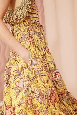 ULLA JOHNSON Acacia Skirt - Calla Lily -Fashion Haven Shop ULLA JOHNSON Acacia Skirt CALLA LILY 05