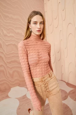 ULLA JOHNSON Adora Turtleneck - Copper