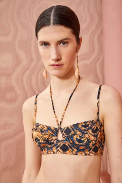 ULLA JOHNSON Aleena Bikini Top - Constellation