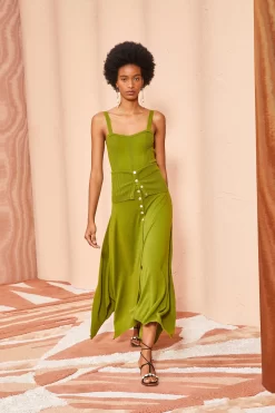 ULLA JOHNSON Alessi Skirt - Willow -Fashion Haven Shop ULLA JOHNSON Alessi Skirt WILLOW 0052