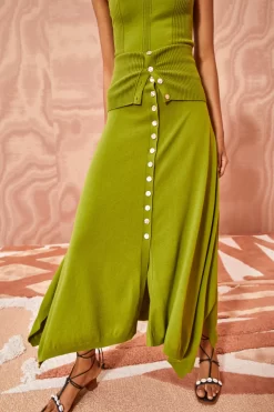 ULLA JOHNSON Alessi Skirt - Willow -Fashion Haven Shop ULLA JOHNSON Alessi Skirt WILLOW 0085