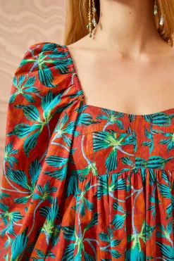 ULLA JOHNSON Alita Dress - Tropical -Fashion Haven Shop ULLA JOHNSON Alita Dress TROPICAL 04