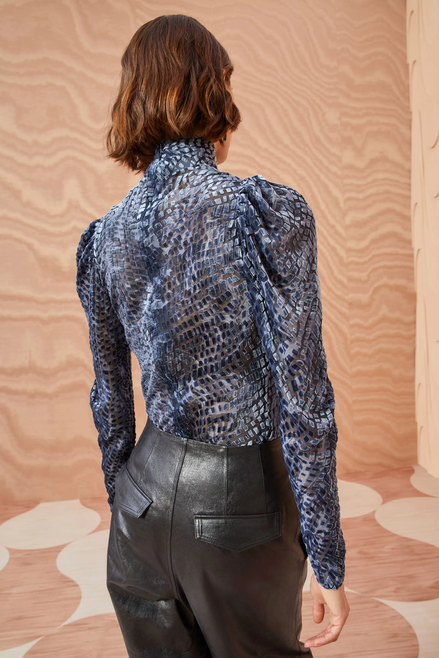 ULLA JOHNSON Althea Turtleneck - Marine 5 ULLA JOHNSON Althea Turtleneck - Marine - Image 5