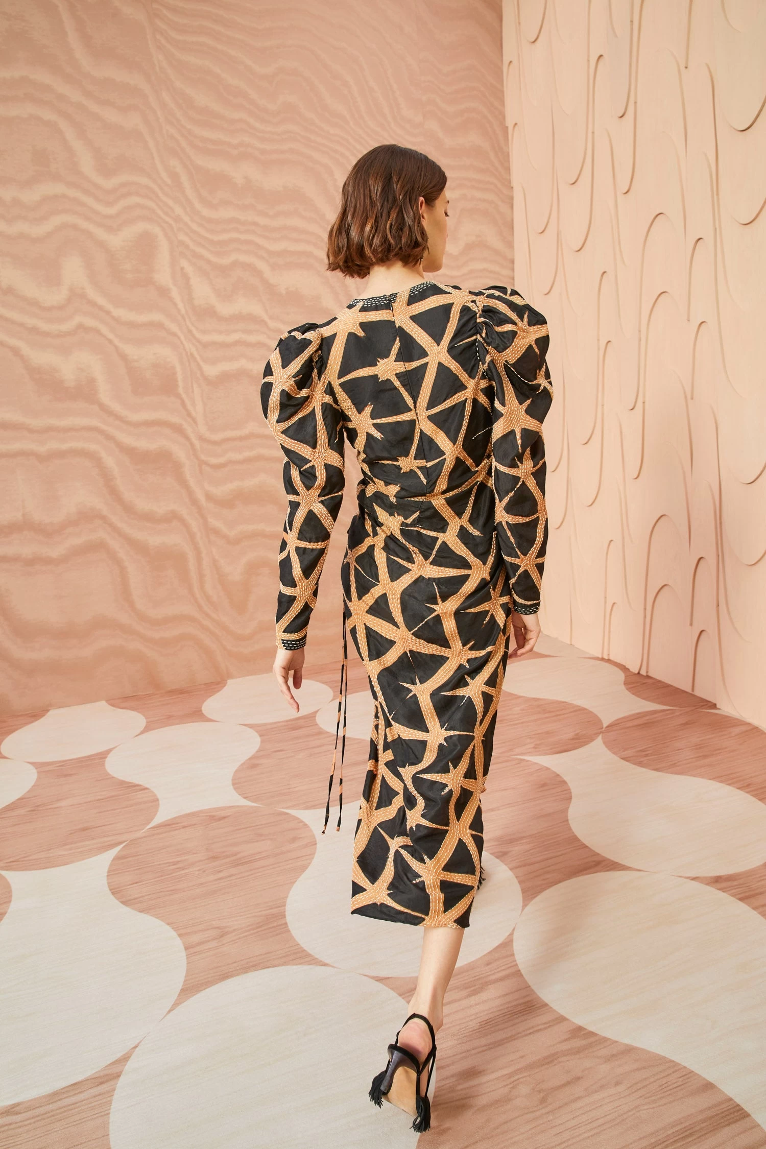 ULLA JOHNSON Amalie Dress - Onyx 5 ULLA JOHNSON Amalie Dress - Onyx - Image 5