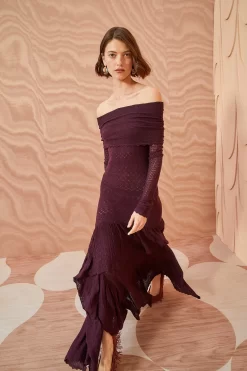 ULLA JOHNSON Ambrosia Dress - Mahogany