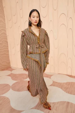 ULLA JOHNSON Ames Jacket - Tiger's Eye -Fashion Haven Shop ULLA JOHNSON Ames Jacket TIGER SEYE 0172