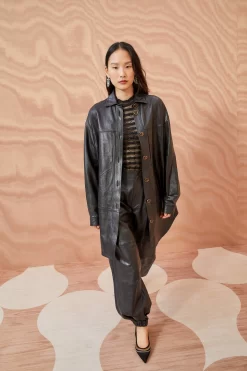 ULLA JOHNSON Apollo Jacket - Noir -Fashion Haven Shop ULLA JOHNSON Apollo Jacket NOIR 0022