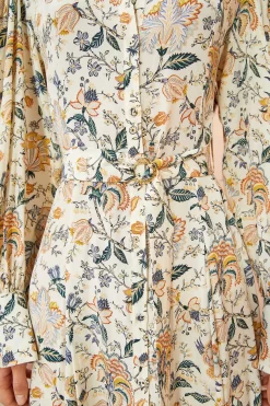 ULLA JOHNSON Athena Dress - Gardenia -Fashion Haven Shop ULLA JOHNSON Athena Dress GARDENIA 0076