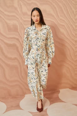 ULLA JOHNSON Athena Dress - Gardenia -Fashion Haven Shop ULLA JOHNSON Athena Dress GARDENIA 0255