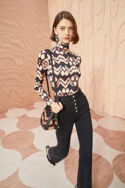 ULLA JOHNSON Aurelia Turtleneck - Obsidian -Fashion Haven Shop ULLA JOHNSON Aurelia Turtleneck OBSIDIAN 01 MAIN