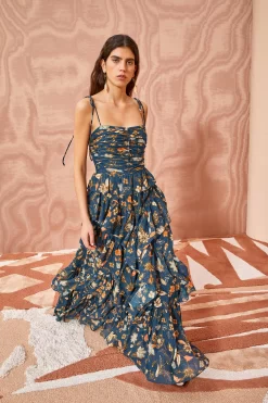 ULLA JOHNSON Aveline Gown - Moonlight Floral