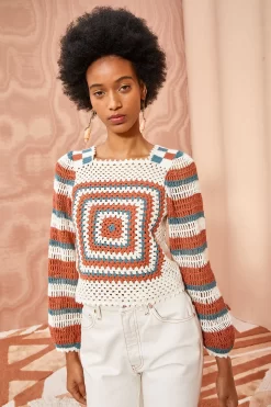 ULLA JOHNSON Beso Pullover - Canyon