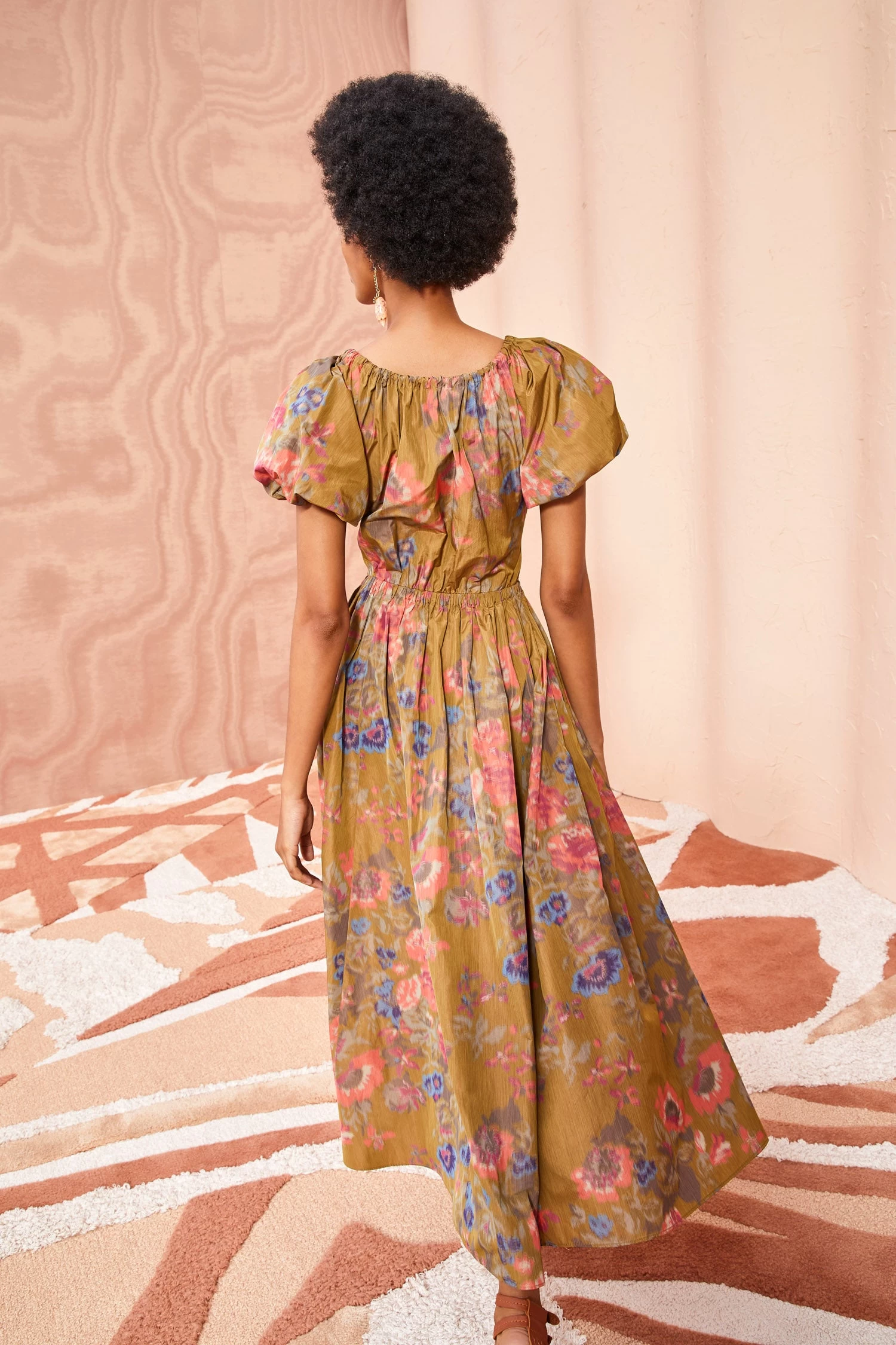 ULLA JOHNSON Cecile Dress - Bamboo 5 ULLA JOHNSON Cecile Dress - Bamboo - Image 5