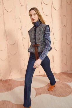 ULLA JOHNSON Clyde Vest - Graphite -Fashion Haven Shop ULLA JOHNSON Clyde Vest GRAPHITE 0097