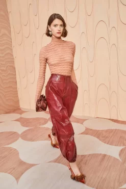 ULLA JOHNSON Cyrus Pant - Mahogany