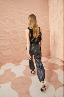 ULLA JOHNSON Cyrus Pant - Noir -Fashion Haven Shop ULLA JOHNSON Cyrus Pant NOIR 0067