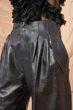 ULLA JOHNSON Cyrus Pant - Noir -Fashion Haven Shop ULLA JOHNSON Cyrus Pant NOIR 02 ALT